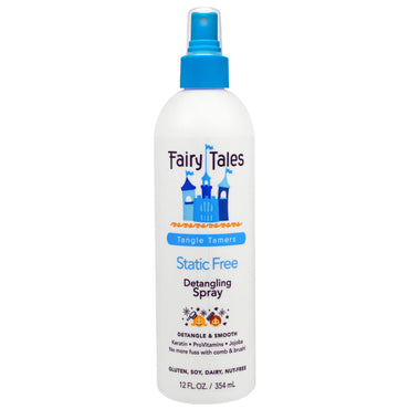 Fairy Tales, Detangling Spray, Static Free, Tangle Tamers, 12 fl oz (354 ml)