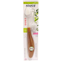 RADIUS, Source Brosse à dents, Super douce, 1 tête de rechange, 1 brosse à dents