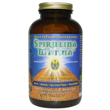 Healthforce Superfoods, Spirulina Manna, 1500 vegane Tabs
