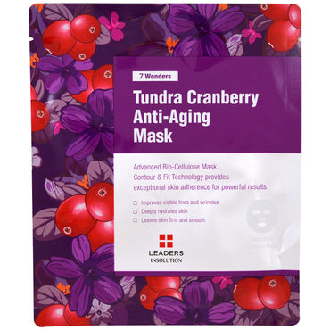 Leaders, Tundra Cranberry Anti-Aging Mask, 1 Mask