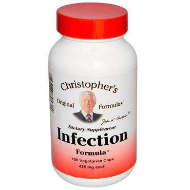 Christopher's Original Formulas, fórmula para infecciones, 425 mg, 100 cápsulas vegetales