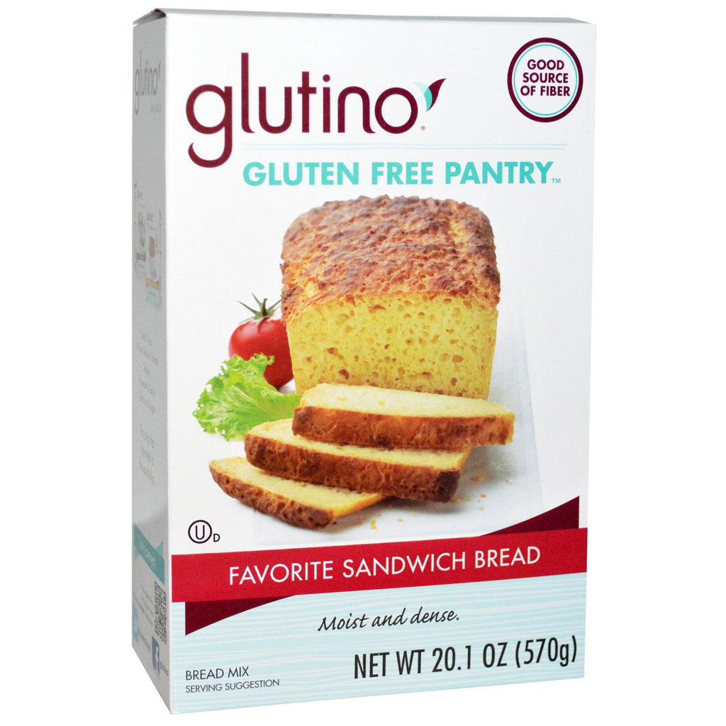 Glutino, mix preferito di pane sandwich, 20,1 once (570 g)