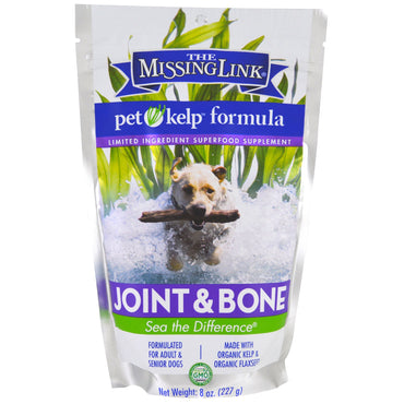 The Missing Link, Pet Kelp Formula, Joint & Bone, til hunde, 8 oz (227 g)
