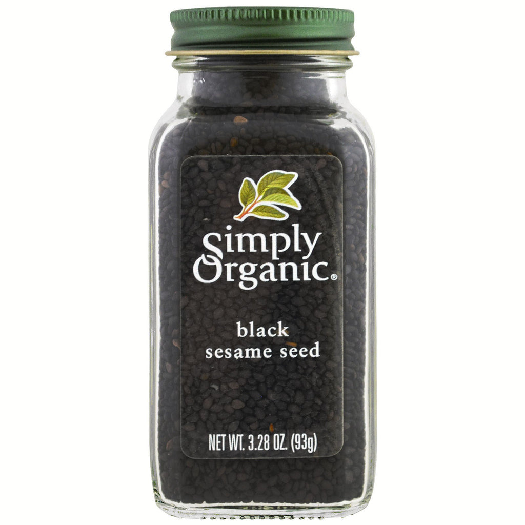 Simply , , semințe de susan negru, 3,28 oz (93 g)