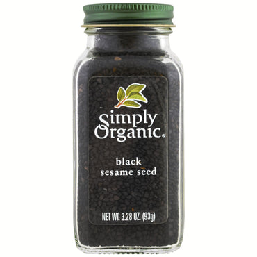 Simply, Semillas de sésamo negro, 3,28 oz (93 g)