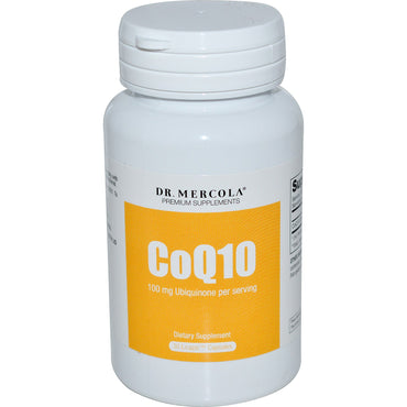 Dr. Mercola, CoQ10, 100 มก., 30 แคปซูลไลแคป