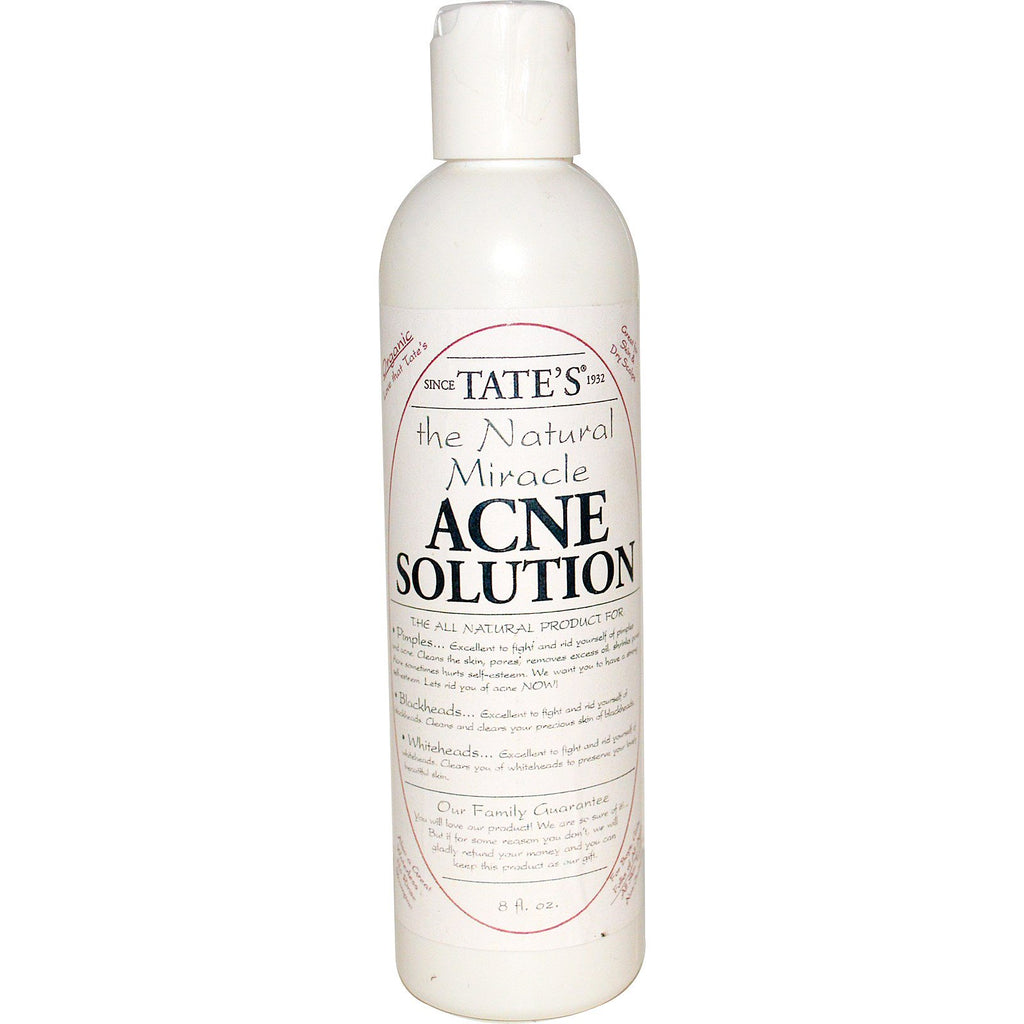 Tate's, la soluzione miracolosa naturale per l'acne, 8 fl oz
