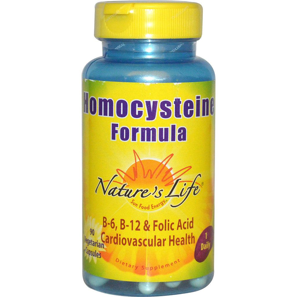Nature's Life, Homocysteïne-formule, 90 Veggie Caps