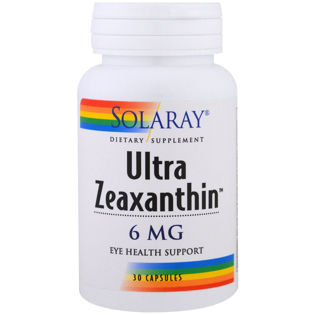 Solaray, Ultra Zeaxanthin, 6 mg, 30 kapsler