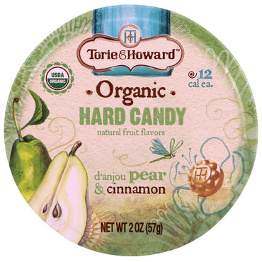 Torie & Howard, , Hard Candy, D'Anjou pære og kanel, 2 oz (57 g)