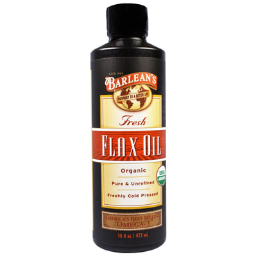 Barlean's, , Fresh, Flax Oil, 16 oz (473 ml)