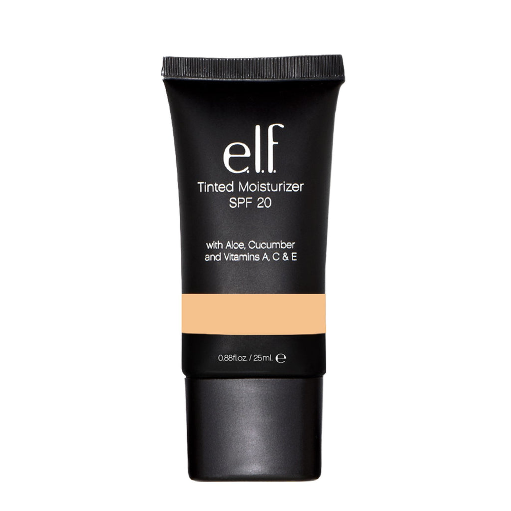 ELF Cosmetics, ティンテッド モイスチャライザー SPF 20 日焼け止め、アイボリー、0.85 fl oz (25 ml)