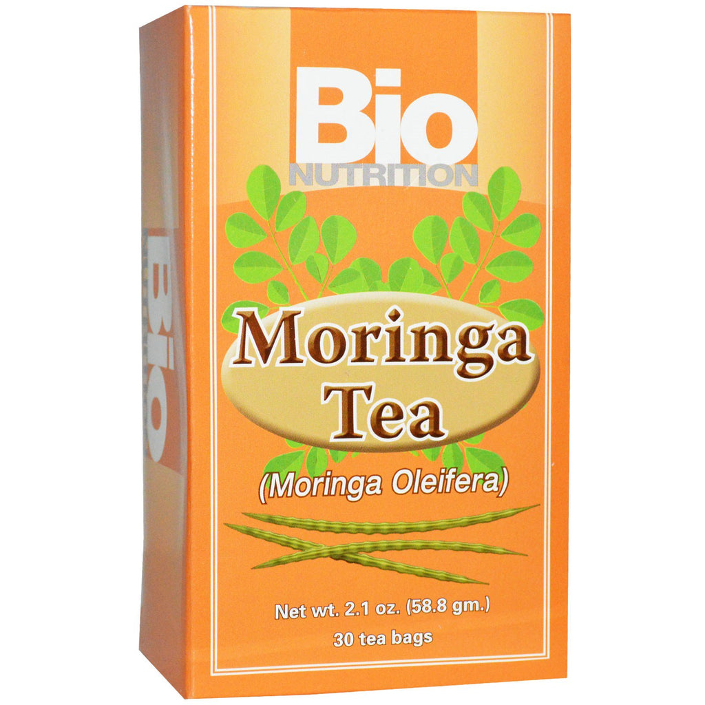 Bio Nutrition, ceai Moringa, 30 pliculete de ceai, 2,1 oz (58,8 g)