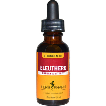 Herb Pharm, Eleuthero, 무알코올, 1 fl oz(30 ml)