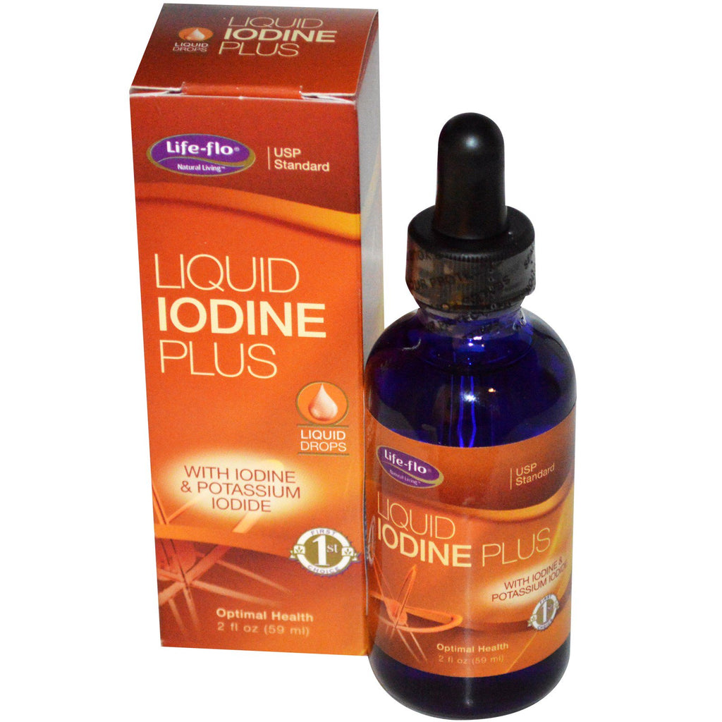 Life Flo Health, vloeibare jodium plus, 2 fl oz (59 ml)