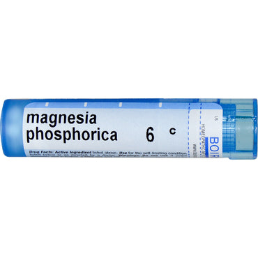 Boiron, remédios individuais, magnésia fosforica, 6c, aproximadamente 80 pellets