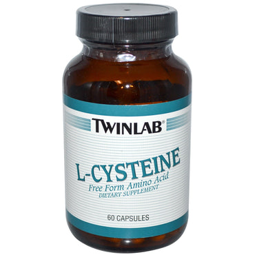 Twinlab, l-cisteína, 60 cápsulas