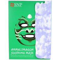 SNP, Mascarilla calmante Animal Dragon, 10 mascarillas x (25 ml) cada una