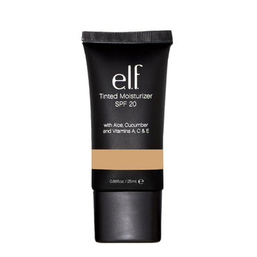 ELF Cosmetics, مرطب ملون بعامل حماية من الشمس SPF 20، لون بيج، 0.85 أونصة سائلة (25 مل)