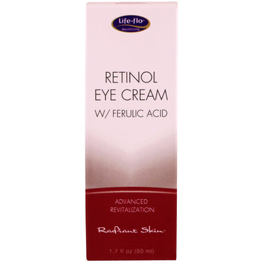 Life Flo Health, Crema para ojos con retinol y ácido ferúlico, 50 ml (1,7 oz. líq.)