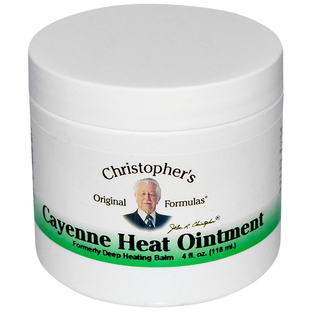 Christophers originale formler, Cayenne Heat Ointment, 4 fl oz (118 ml)