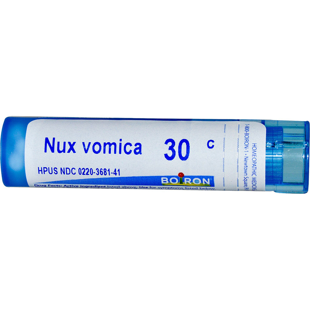 Boiron, enkeltmidler, nux vomica, 30c, ca. 80 piller