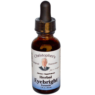 Christopher's Original Formulas, Herbal Eyebright Formula, 1 fl oz (30 ml)