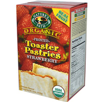 Nature's Path,  Frosted Toaster Pastries, Strawberry, 6 Tarts, 52 g Each