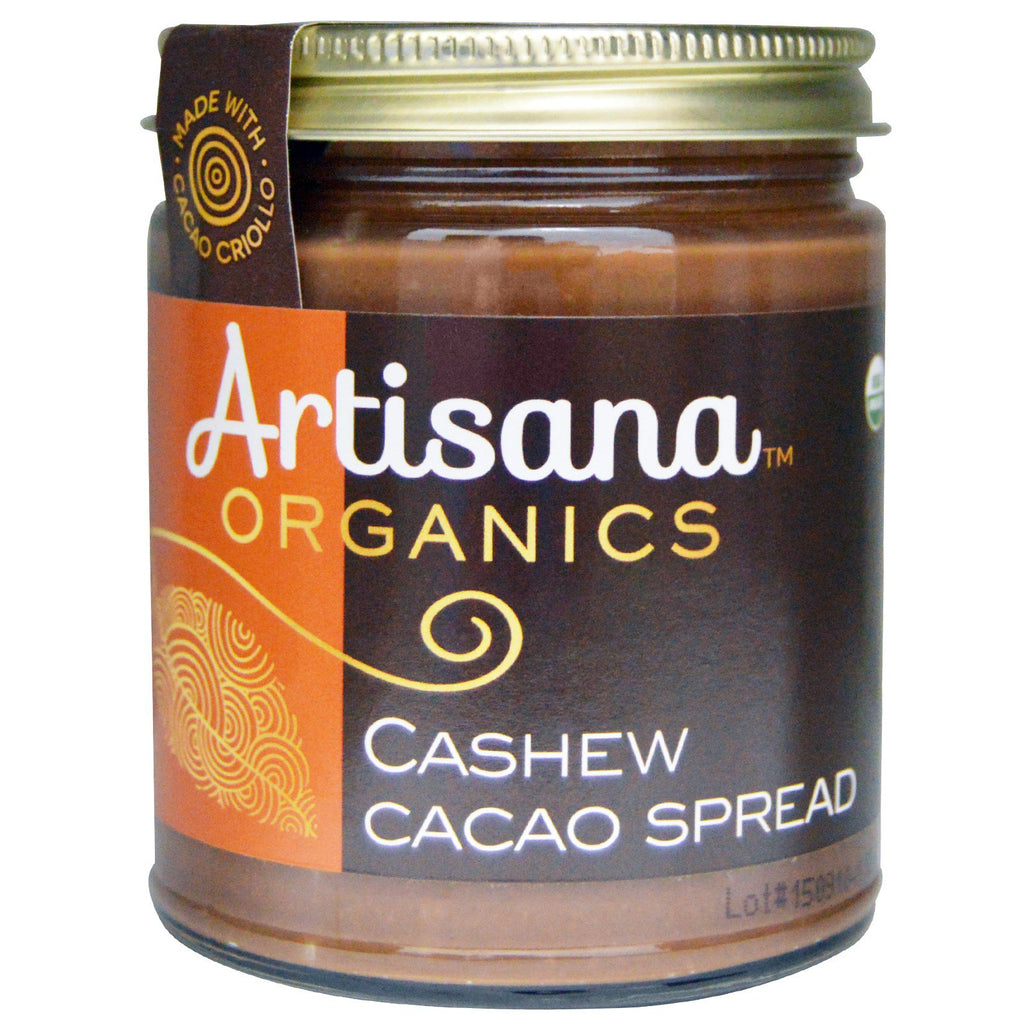Artisana, s, Crema spalmabile al cacao e anacardi, 8 once (227 g)