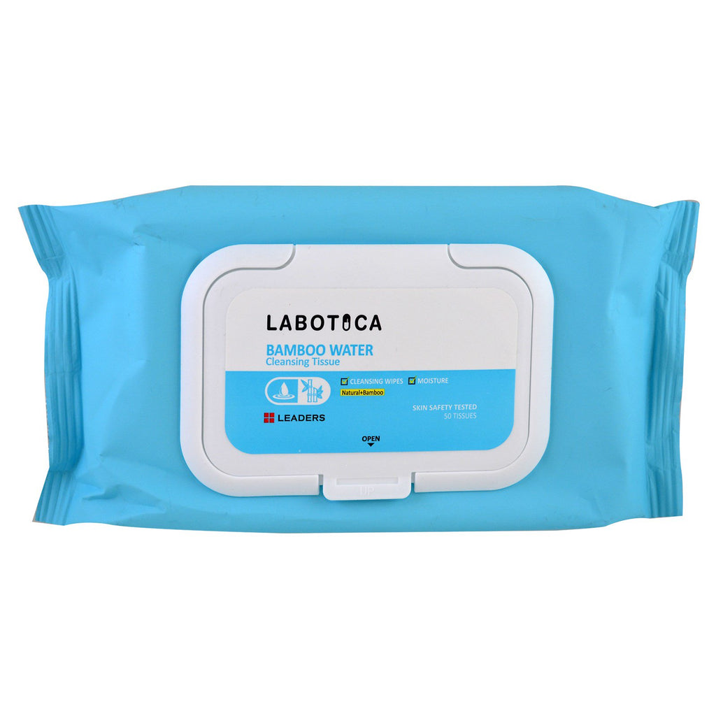Leaders, Labotica, Bamboo Water Cleansing Tissue, 50 Tissues