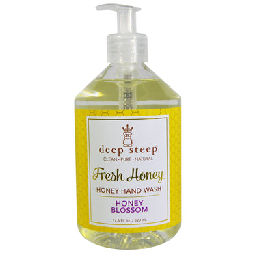 Deep Steep, Fresh Honey, Honey Hand Wash, Honey Blossom, 17.6 fl oz (520 ml)