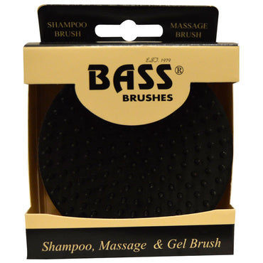 Brosses Bass, shampoing, brosse de massage et gel, poils en nylon doux, 1 brosse