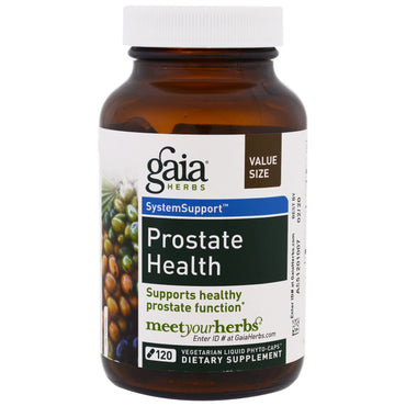 Gaia Herbs, Salud de la próstata, 120 fitocápsulas líquidas vegetarianas