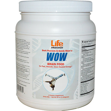 Life Enhancement, Durk Pearson & Sandy Shaw's, WOW, 35 oz (1 kilo)
