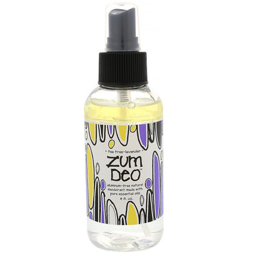 Indigo Wild, Zum Deo, aluminiumsfri naturlig deodorant, Tea Tree-Lavendel, 4 fl oz