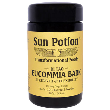Sun Potion, Eucommia Bark Powder, Wildcrafted, 3,5 oz (100 g)
