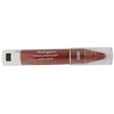 Neutrogena, MoistureSmooth Color Stick, Soft Raspberry 60, 0.11 oz (3.1 g)