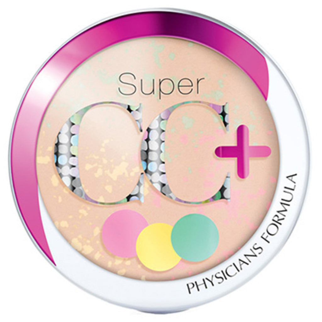 Physician's Formula, Inc., Super CC+, Corecție a culorii + îngrijire, Pudră CC+, ușoară/medie, SPF 30, 0,3 oz (8,5 g)