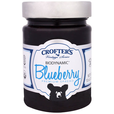 Crofter's, Biodinámico, crema premium para untar, arándano, 10 oz (283 g)