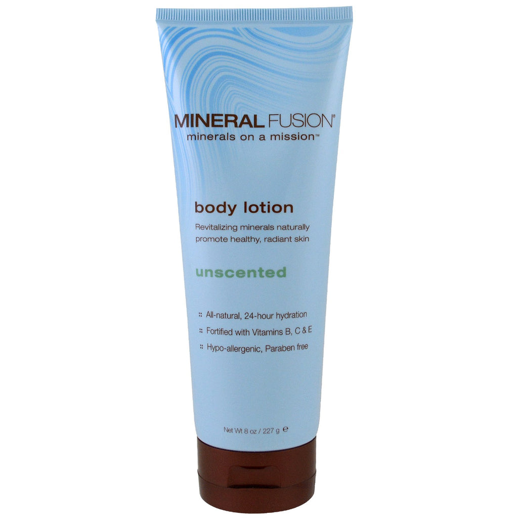 Mineral Fusion, Body Lotion, uparfymert, 8 oz (227 g)