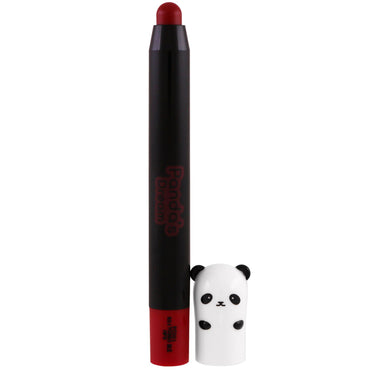 Tony Moly, Panda's Dream, Glossy Lip Crayon, True Red, 1,5 g