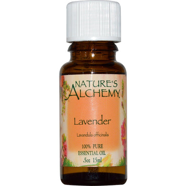Nature's Alchemy, Lavanda, Aceite esencial, 0,5 oz (15 ml)