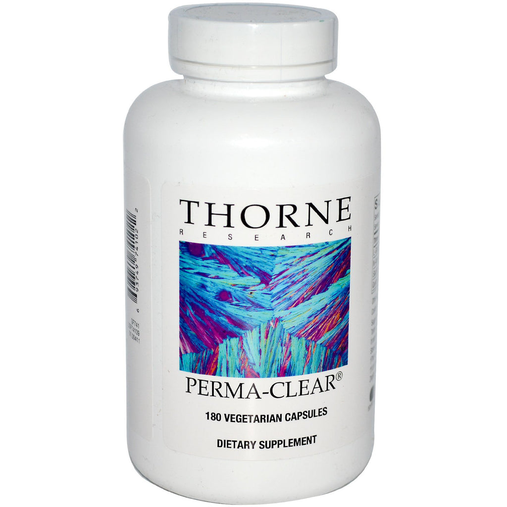 Thorne Research, Perma-Clear, 180 capsules végétariennes