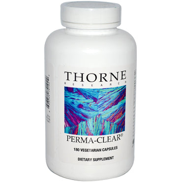 Thorne Research, Perma-Clear, 180 vegetarische Kapseln
