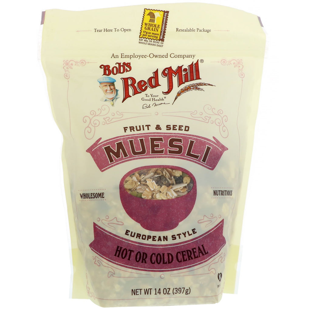 Bob's Red Mill, Muesli, Fruit & Zaad, 14 oz (397 g)