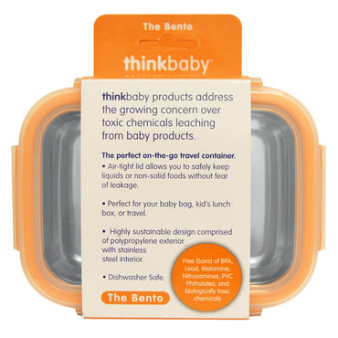 Think, Thinkbaby, Die Bento-Box, Orange, 9 oz (250 ml)