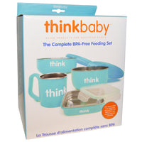 Think Thinkbaby The Complete BPA-Free Feeding Set Light Blue 1 Set