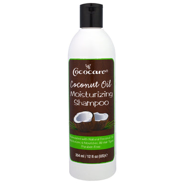 Cococare, Shampooing hydratant à l'huile de noix de coco, 12 fl oz (354 ml)