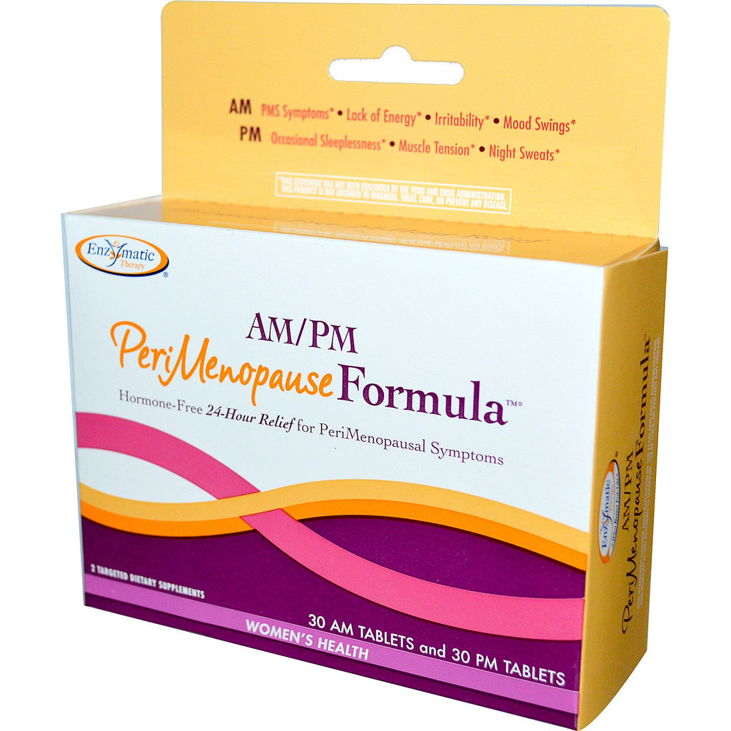 Terapia enzimática, fórmula para perimenopausa, manhã/tarde, 60 comprimidos