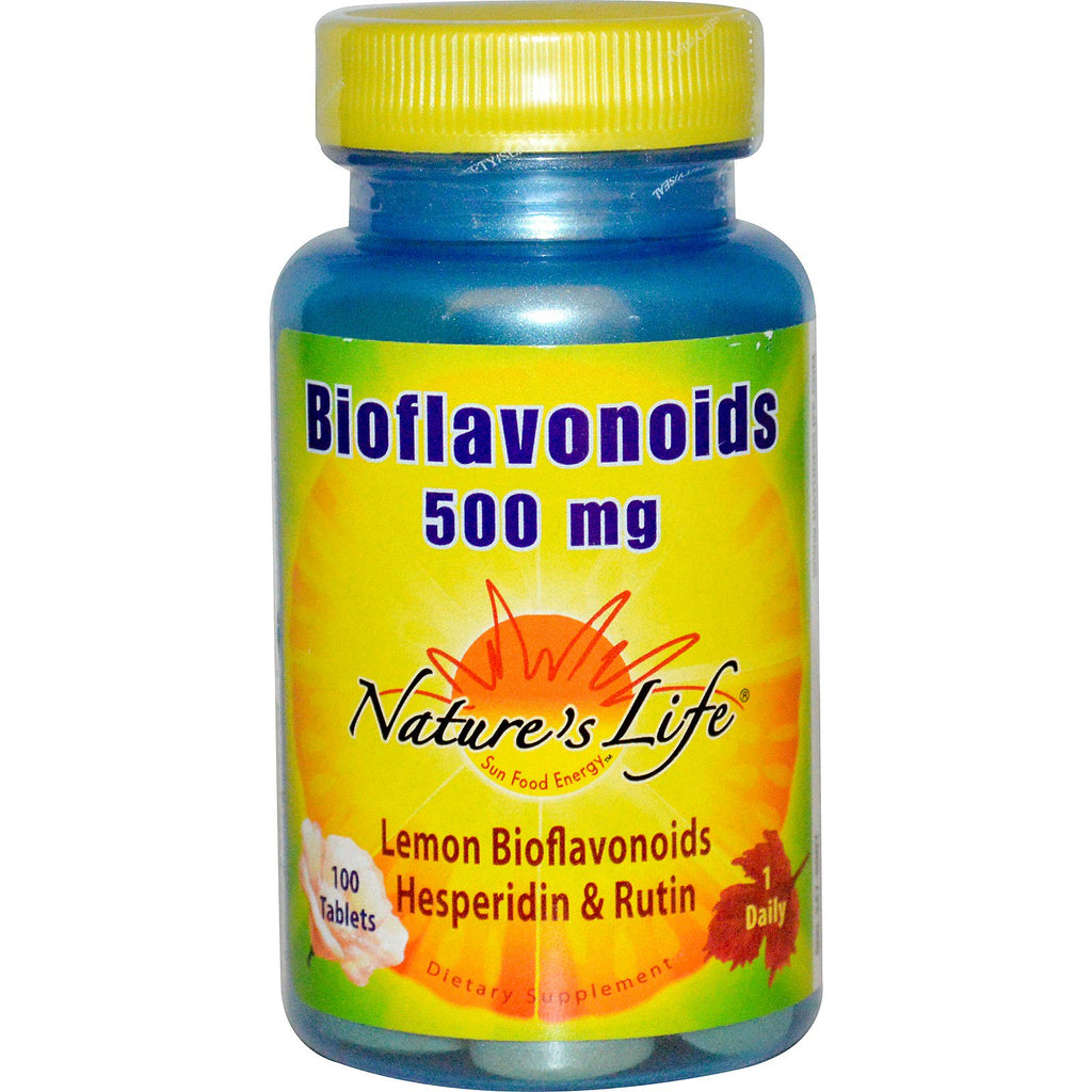 Nature's Life, Bioflavonoïdes, 500 mg, 100 comprimés